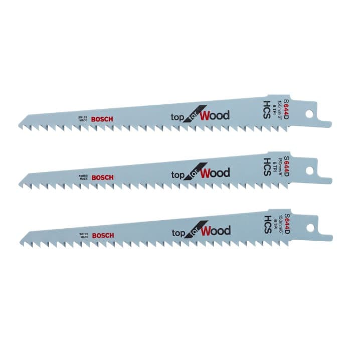 Bosch Home and Garden Reciprocating Saw Blades S644D for Wood