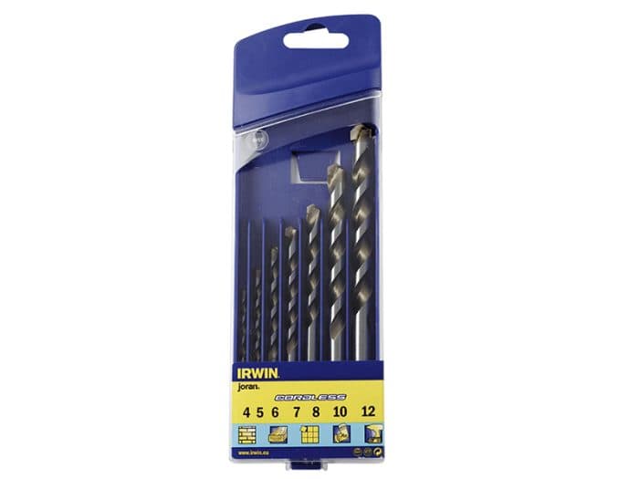 IRWIN IRW10501940 7 Piece Cordless 4-12mm Multi-Purpose Drill Bit Set