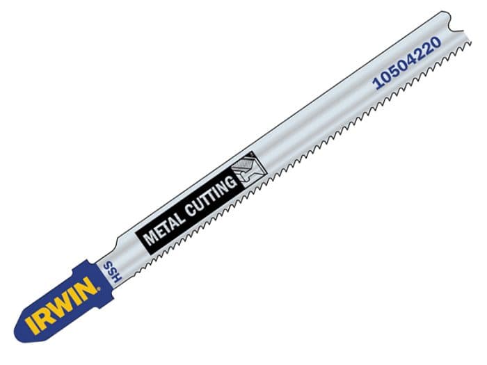 IRWIN IRW10504234 T118G Metal Cutting Jigsaw Blades Pack of 5