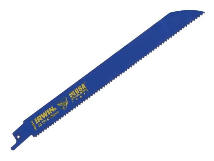 IRWIN IRW10506428 810R Sabre Saw Blade Metal & Wood Cutting 200mm Pack of 2