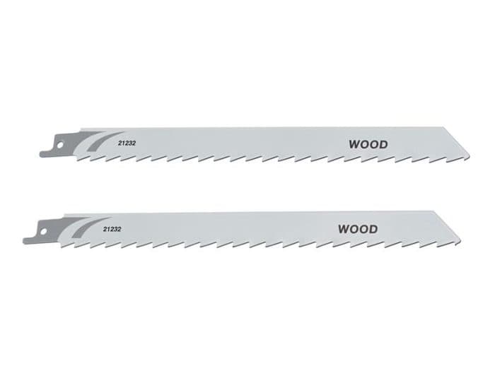 IRWIN IRWIW1016303 228mm Sabre Saw Blade Coarse Wood Cutting Pack of 2