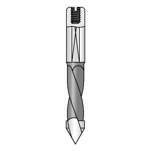 TREND 201 BK thru drill 5mm diameter