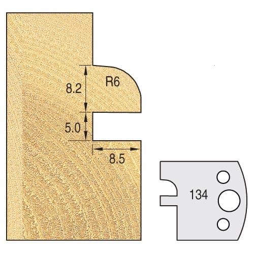 TREND Knife 40mm x 4mm tool steel (pair)