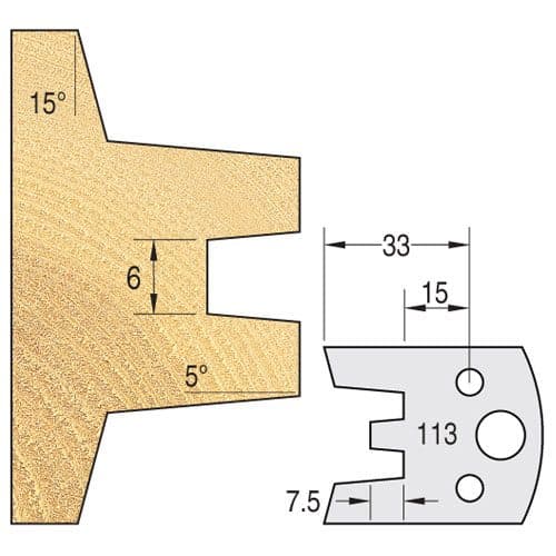 TREND limitor 38mm x 4mm (pair)