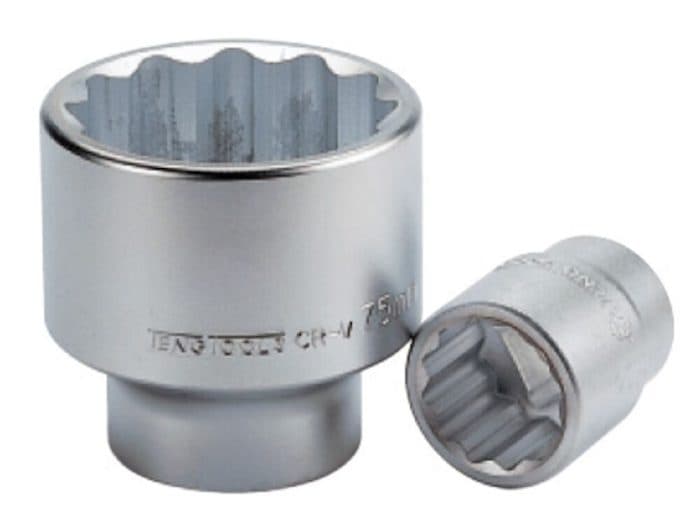 Teng Tools 1" Socket 12 pt Metric 70mm