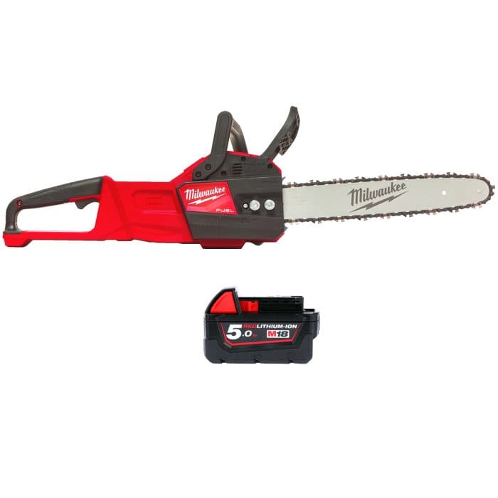 Milwaukee M18FCHS35 18V Cordless FUEL 35cm Bar Chainsaw With 1 x 5.0Ah Battery