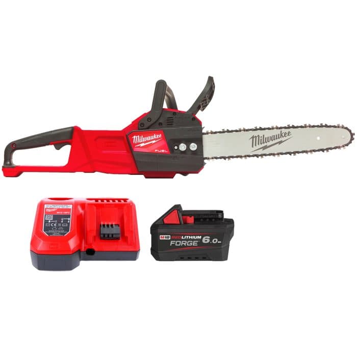 Milwaukee M18FCHS35 18V Cordless FUEL 35cm Bar Chainsaw With 1 x 6.0Ah Battery & Charger
