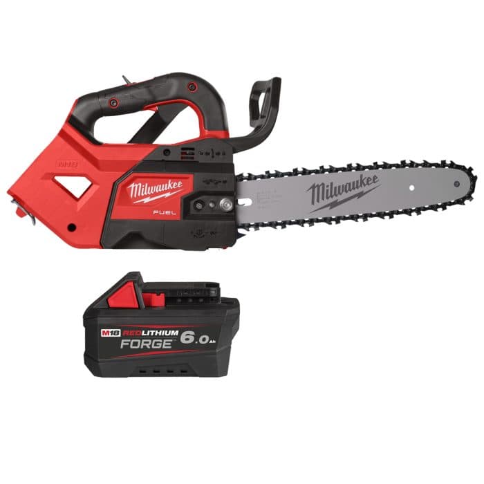 Milwaukee M18FTHCHS30-0 18V FUEL Cordless 30cm Top Handle Chainsaw With 1 x 6.0Ah Battery