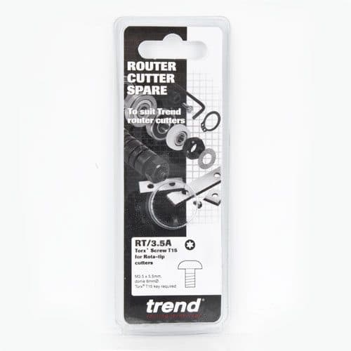 TREND Torx screw M3.5 x 5mm 0.6mm dome 6mm for TR43 cutter