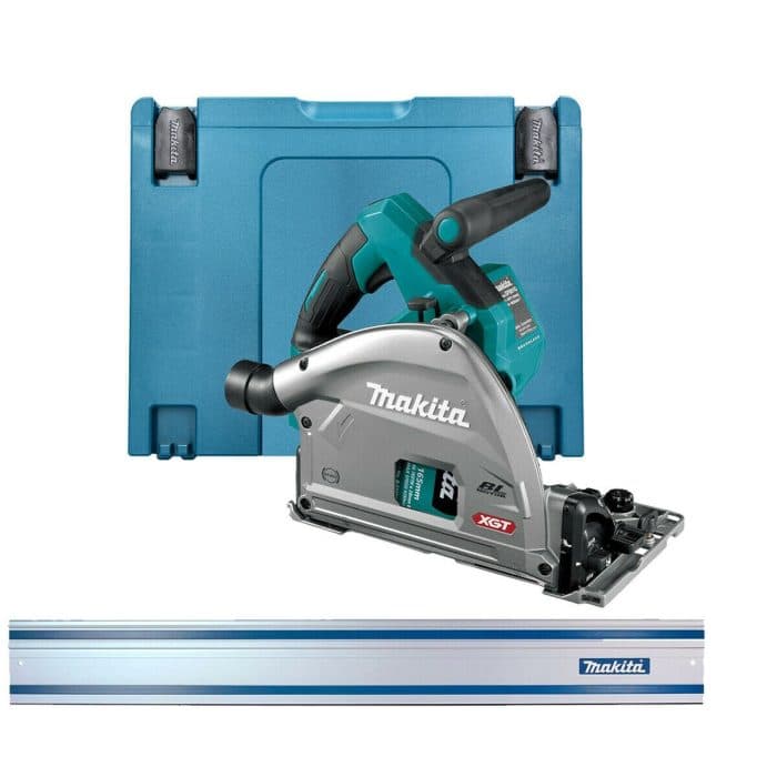 Makita SP001GZ03 40Vmax XGT 165mm Brushless Plunge Saw With 1.5M Guide Rail & Case