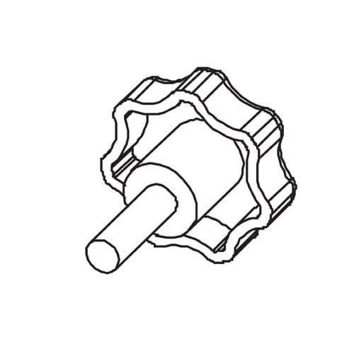 TREND Knob unc1/4-20x3/4"male fence cheek CRT/MK3