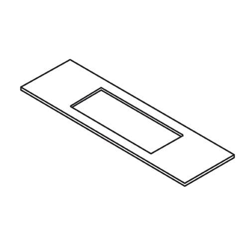 TREND Lock template 14mm x 132mm faceplate